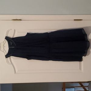 WHBM Size 12 Navy Blue Sleeveless dress